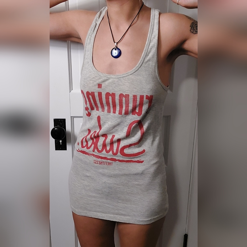 Running Sucks Racer Back Tank